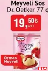 DR. OETKER MEYVELİ SOS 77 G